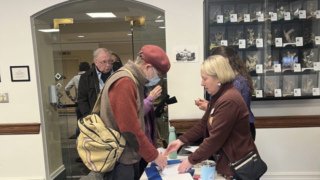 Nearly 200 people attended Wabanaki Alliance Lobby Day, a group so large, trainings took place in three different locations in the State House.